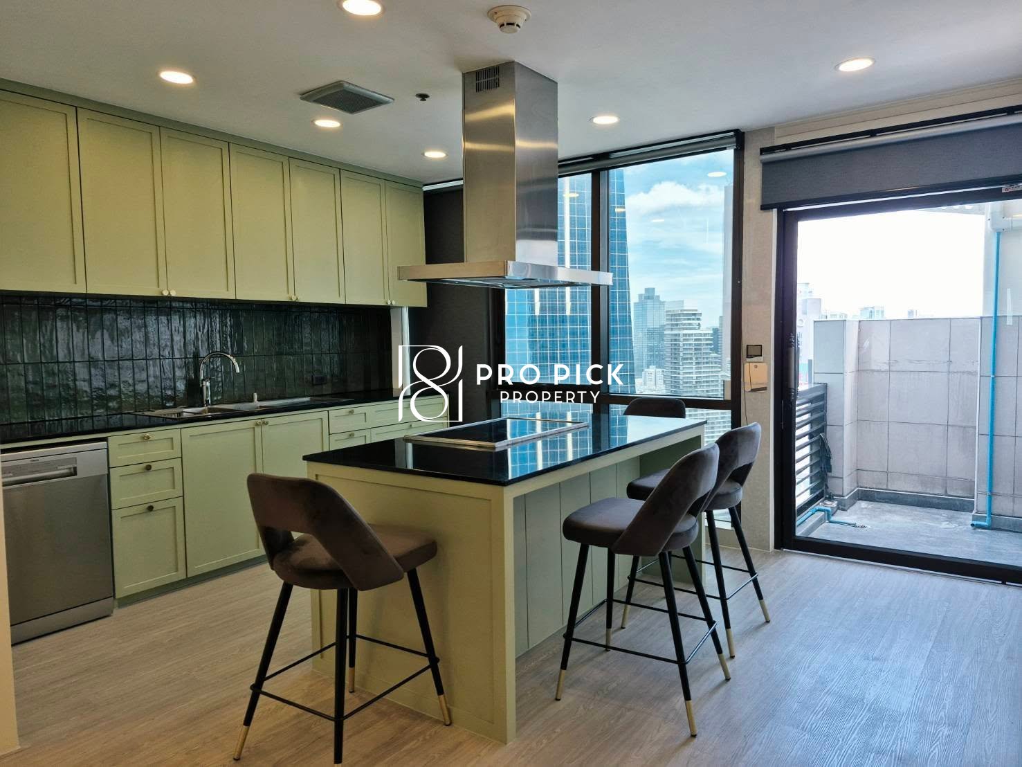 For Rent Condo Lumpini Park View 3 Bed 4 Bath MRT Lumphini Sathon PP-00305 photo 2