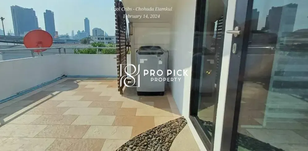 For Rent Townhouse MRT Phetchaburi Phetchaburi Huai Khwang PP-00125 more photos