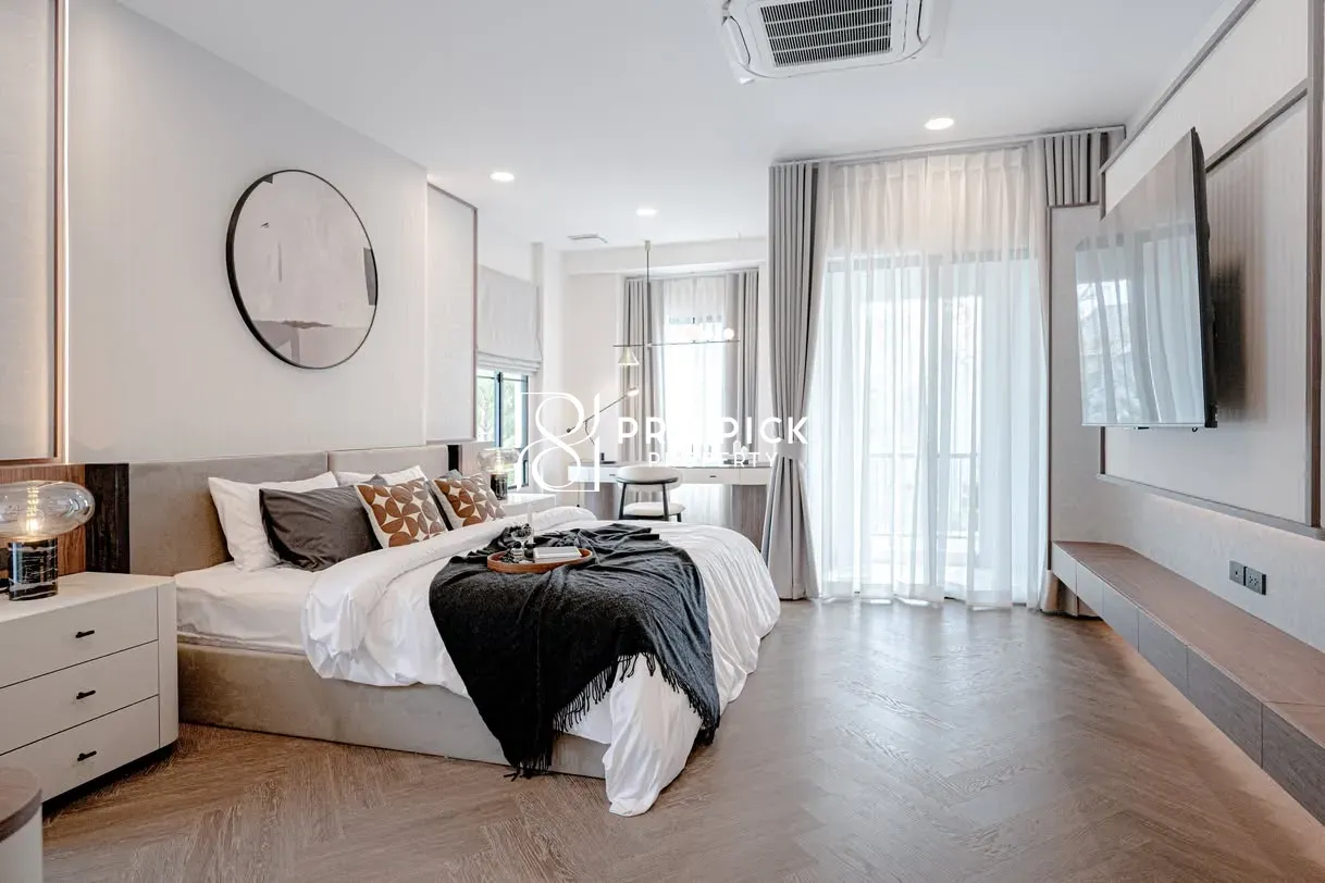For Rent Detached House Nantawan Rama 9 – New Krungthep Kreetha Kanchanaphisek Saphan Sung Bangkok PP-00237 more photos