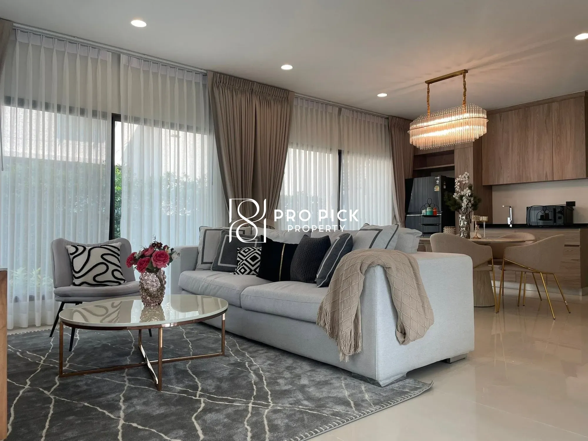 For Rent Detached House Burasiri Krungthep Kreetha Bang Kapi PP-00347 photo 2
