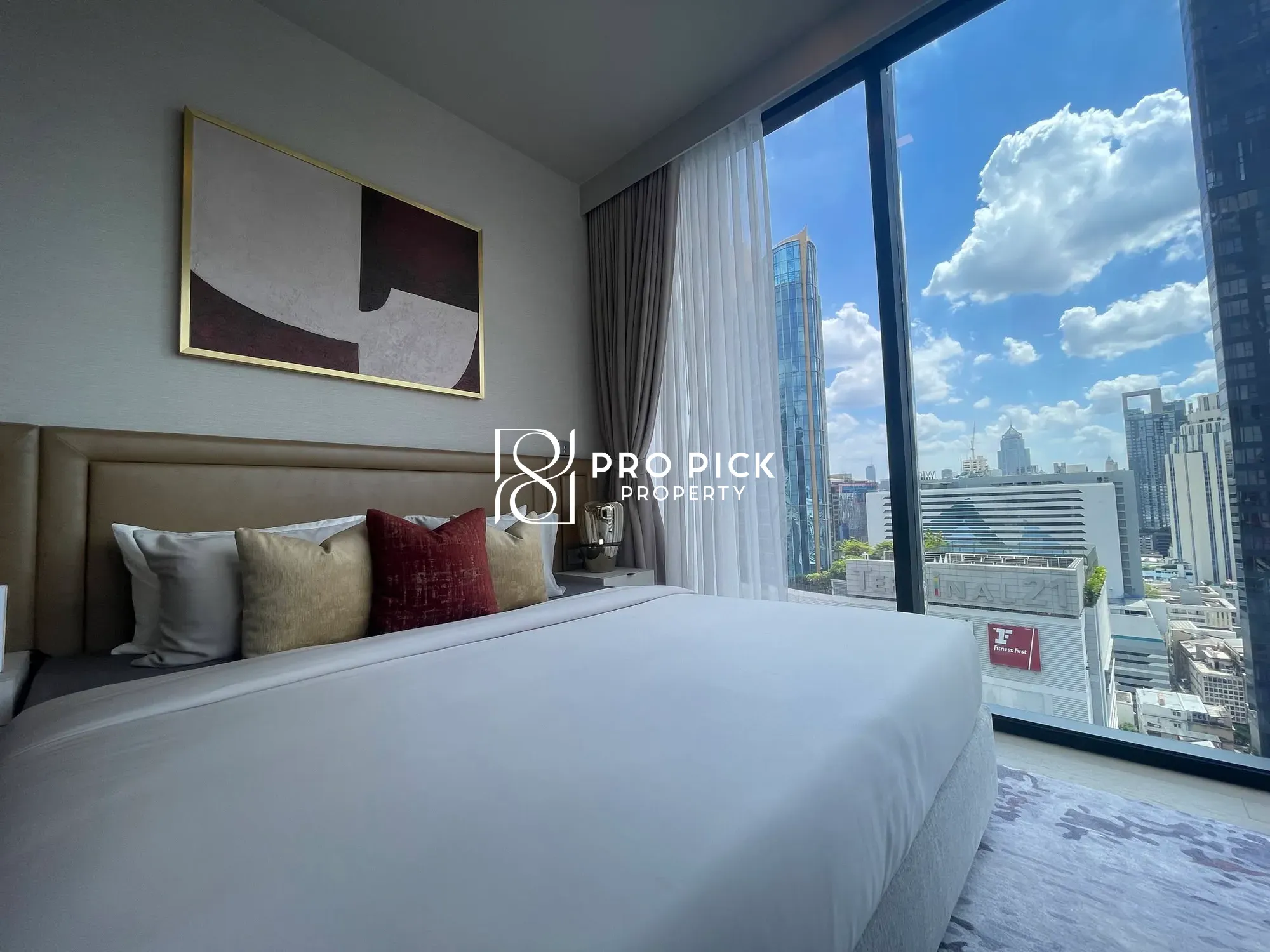 For Rent Condo Celes Asoke 2 Beds 2 Baths BTS Asok Sukhumvit Watthana PP-00375 more photos