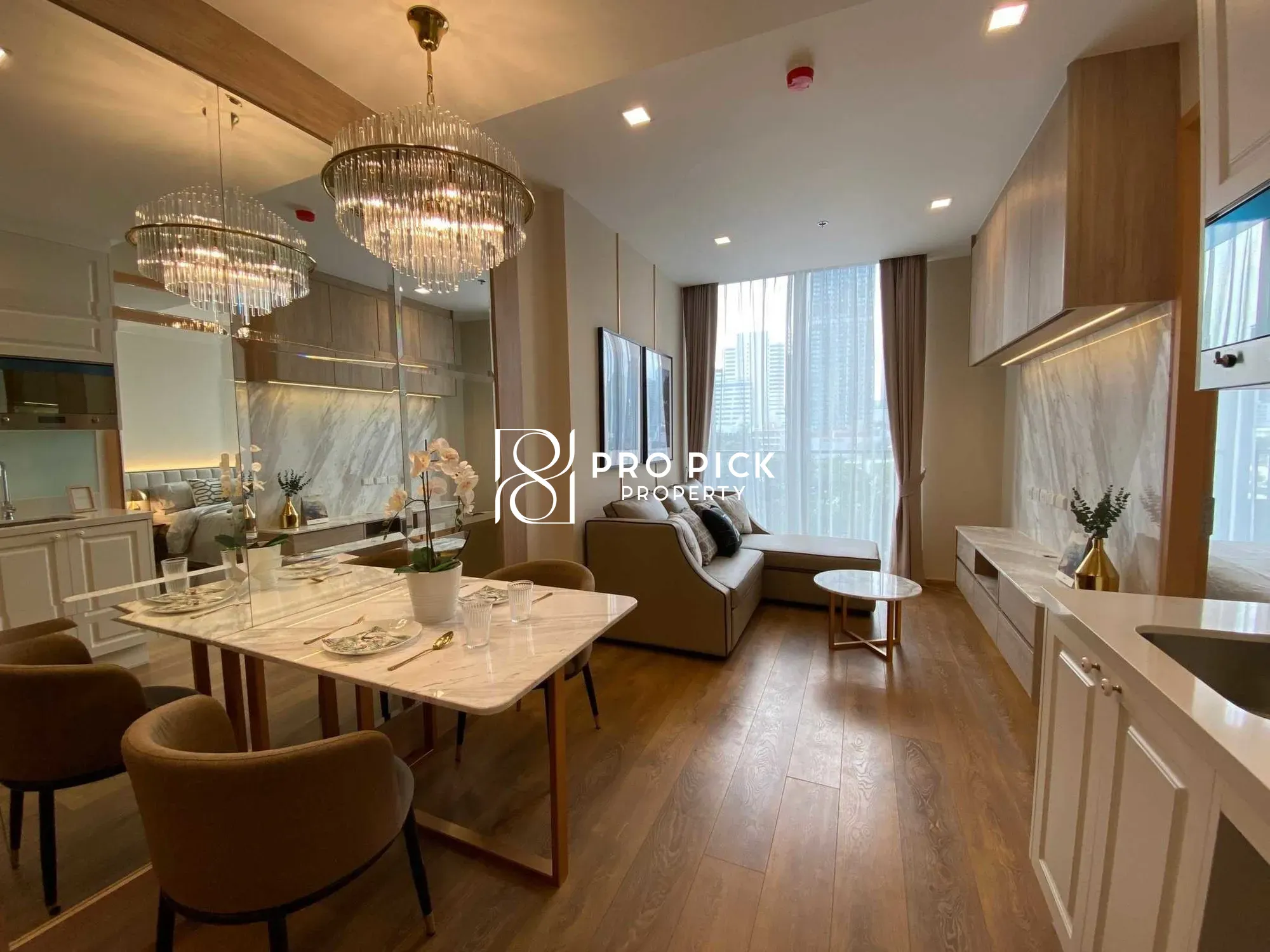 For Rent Condo Noble BE33 1 Bed 1 Bath BTS Phrom Phong Watthana PP-00377 more photos