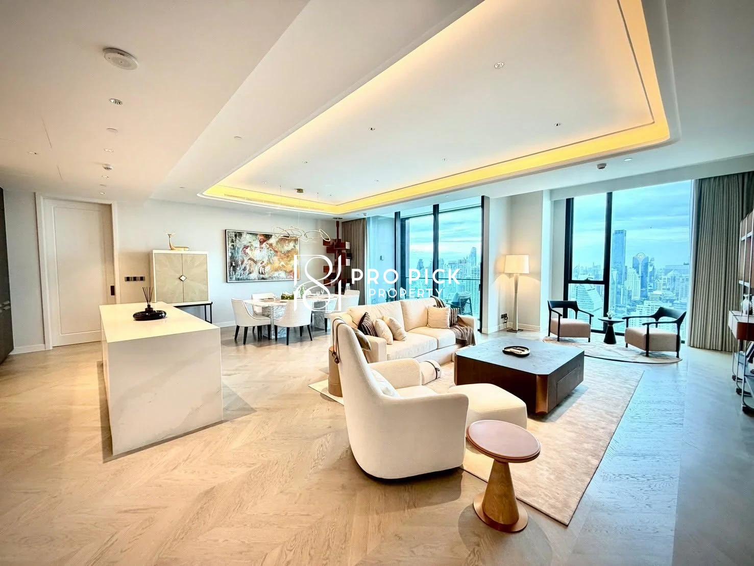 For Rent Condo ONE89 wireless 3 Beds 4 Baths MRT Lumpini Witthayu Pathum Wan Bangkok PP-00397 - cover