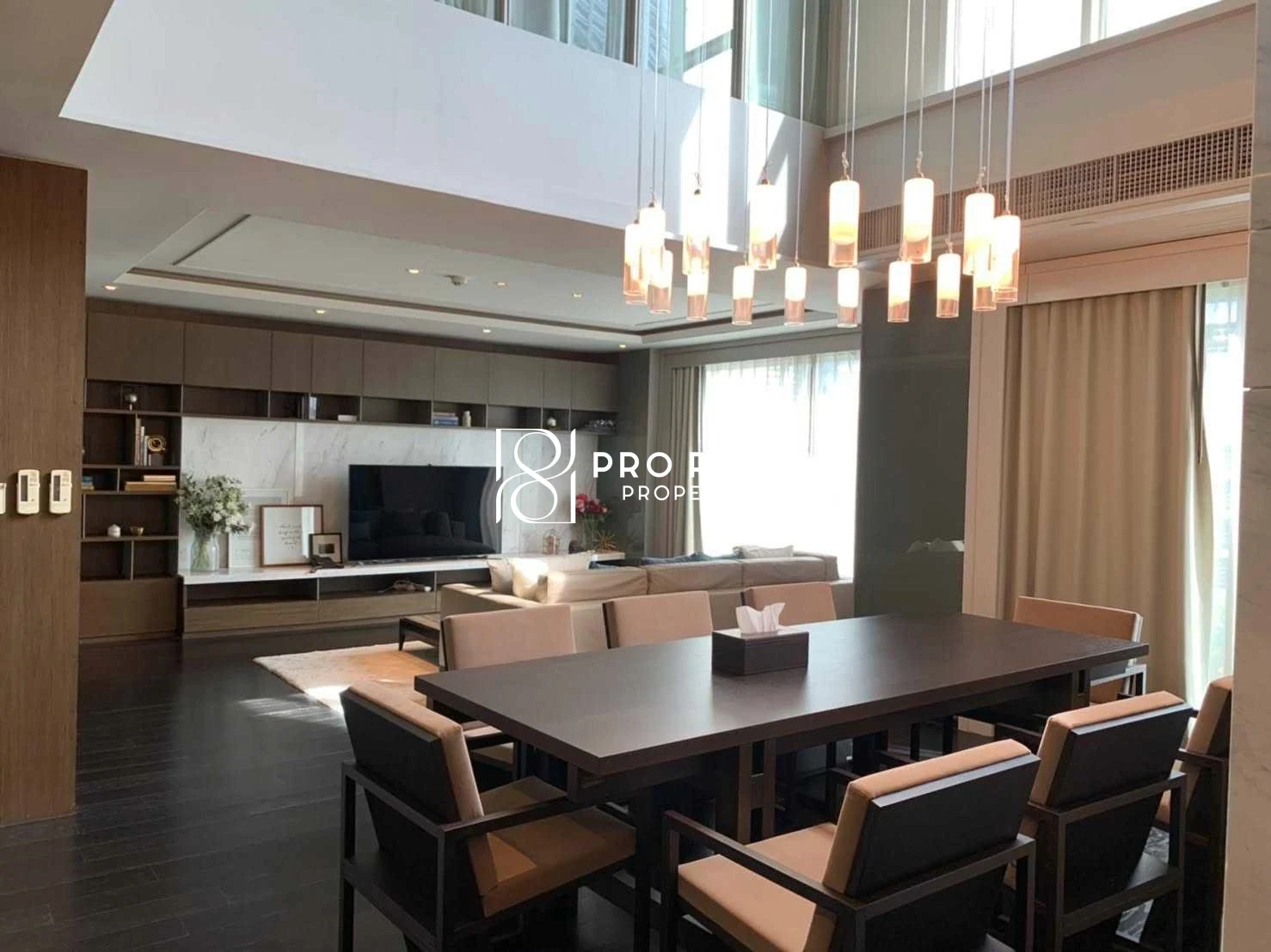 For Rent Condo The Crest Sukhumvit 24 3 Beds 3 Baths Duplex BTS Phrom Phong Khlong Toei Bangkok PP-00445 - cover