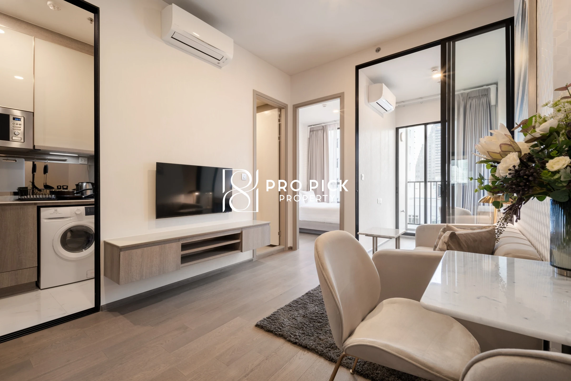 For Rent Condo Park Origin Phayathai 1 Bed 1 Bath BTS Phaya thai Ratchathewi Bangkok PP-00503 photo 2