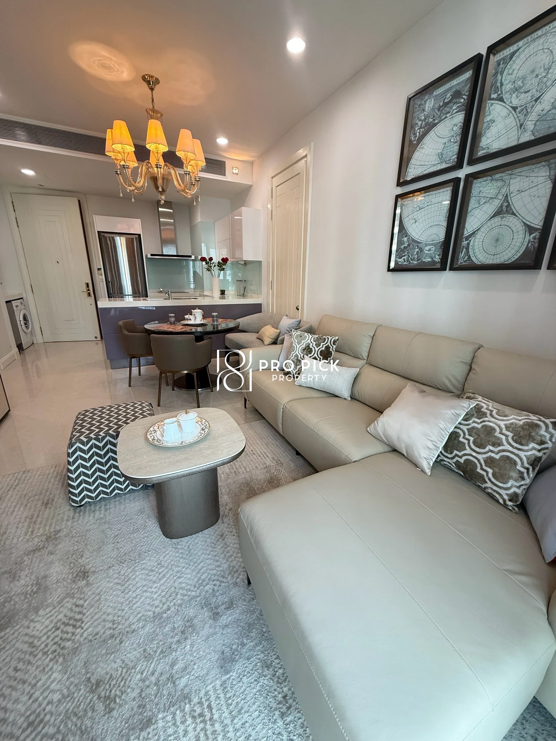 For Rent/Sale Condo Q Lang Suan 2 Bed 2 Bath BTS Chidlom Pathumwan Bangkok PP-00522 photo 2