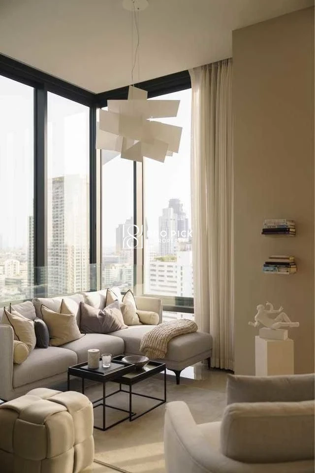 For Rent Condo Ashton Silom 2 Bed 2 Bath BTS Chong Nonsi