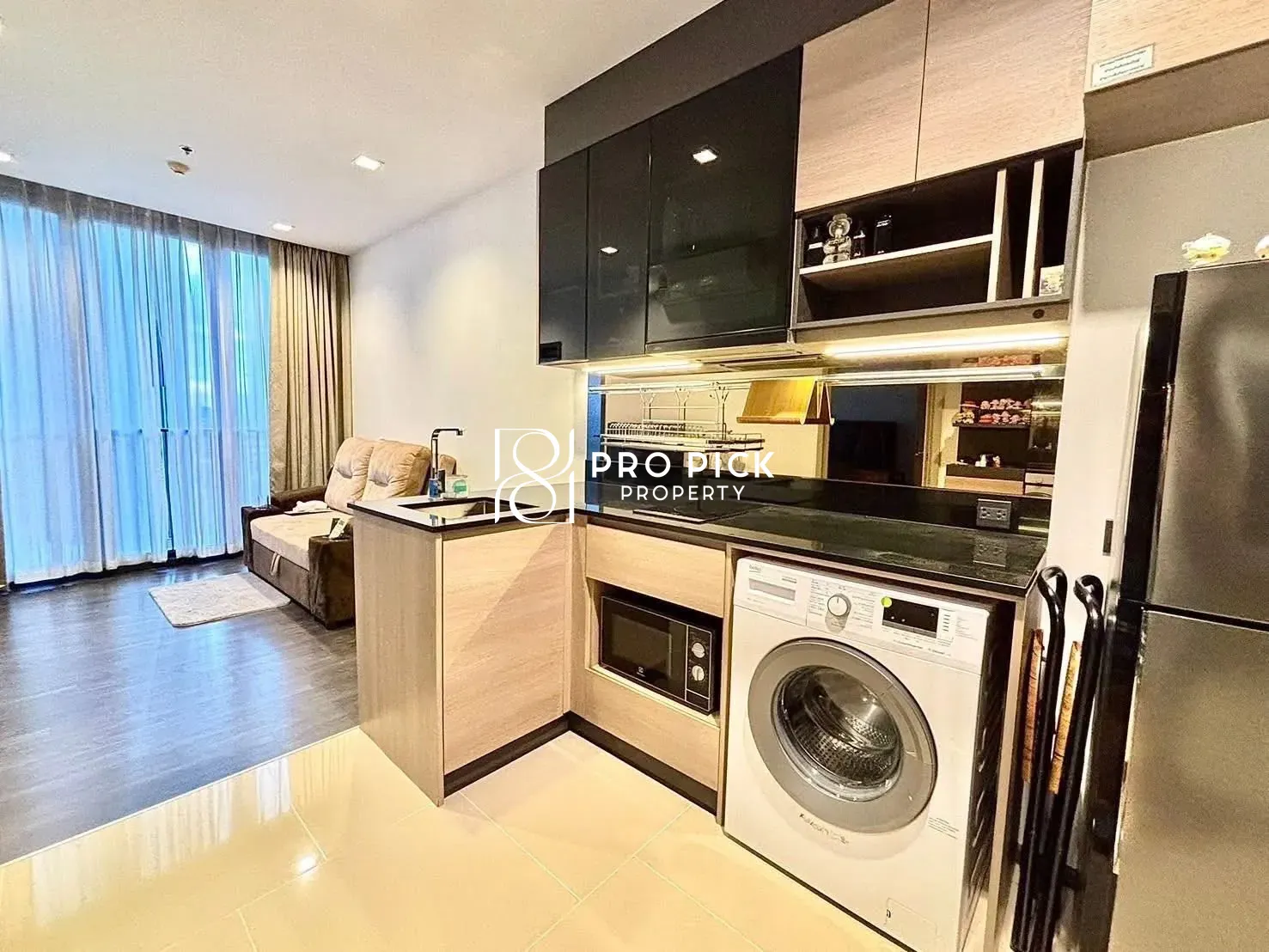 For Sale and Rent Condo THE LINE Asoke-Ratchada 1 Bedroom 1 Bathroom BTS Asok Sukhumvit Watthana PP-00254 photo 4