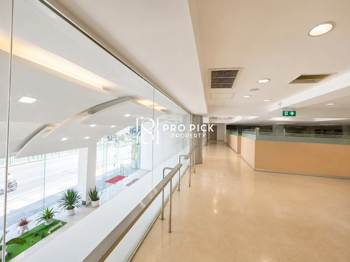 For Rent Office 200 Sq.m MRT Phetchaburi Huai Khwang Bangkok PP-00601 photo 4