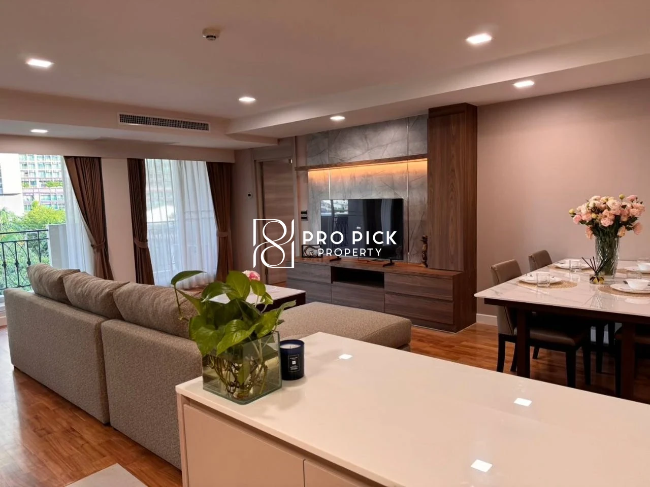 For Rent Condo Kasturi Living 3 Bed 2 Bath BTS Thong lo Sukhumvit Watthana Bangkok PP-00707 photo 3