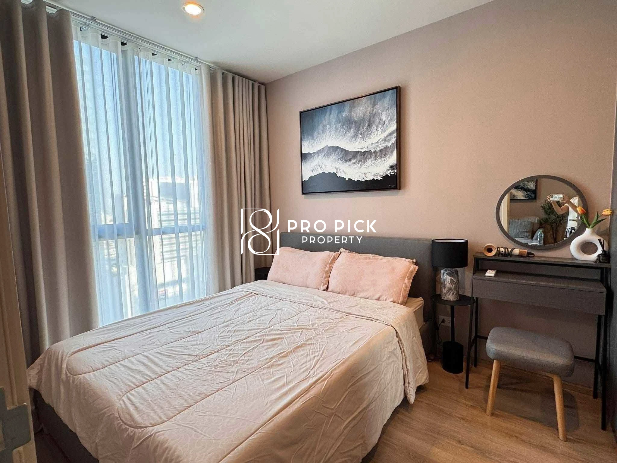 For Rent Condo Nue District R9 1 Bed 1 Bath MRT Rama 9 Rama IX Huai Khwang Bangkok PP-00805 photo 2