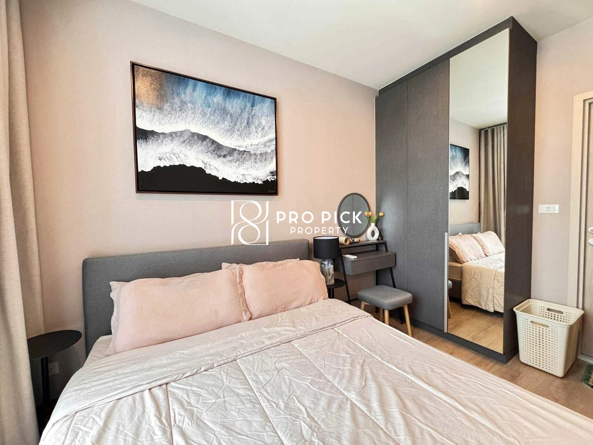 For Rent Condo Nue District R9 1 Bed 1 Bath MRT Rama 9 Rama IX Huai Khwang Bangkok PP-00805 photo 3