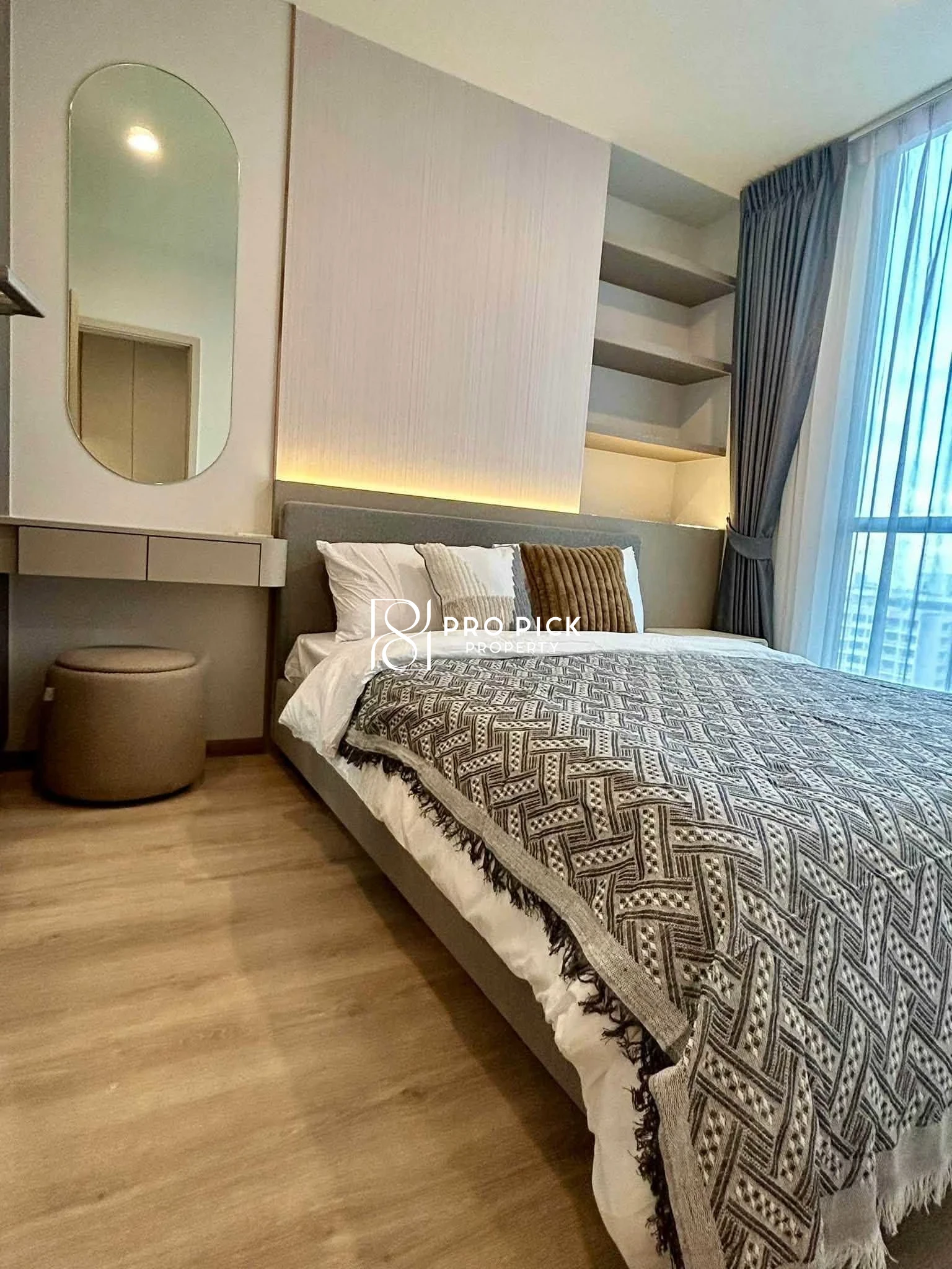 For Rent Condo Nue District R9 1 Bed 1 Bath MRT Rama 9 Rama IX Huai Khwang Bangkok PP-00806 photo 2